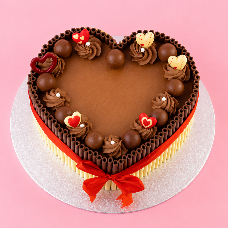 Lindt Lindor Heart Cake