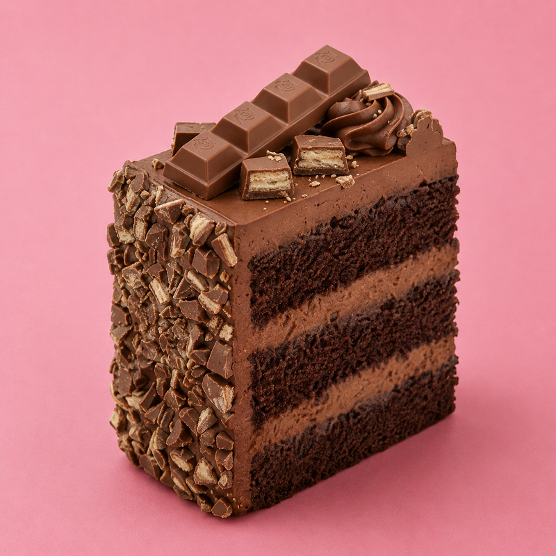 Kitkat Cake Slice