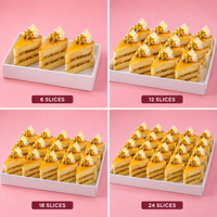 Mango Passion Cake Slice