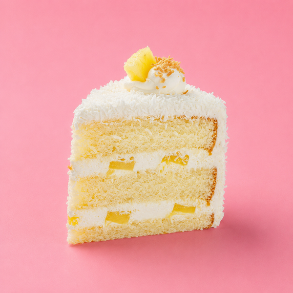 Coconut Pinapple Cake Slice