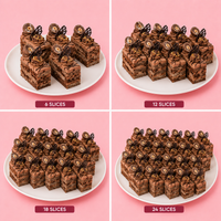 Ferrero Rocher Cake Slice