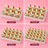 Lemon & Blueberry Cake Slice