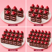 Chocolate Raspberry Velvet Cake Slice