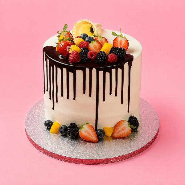 Fruit Cone Tower Cake