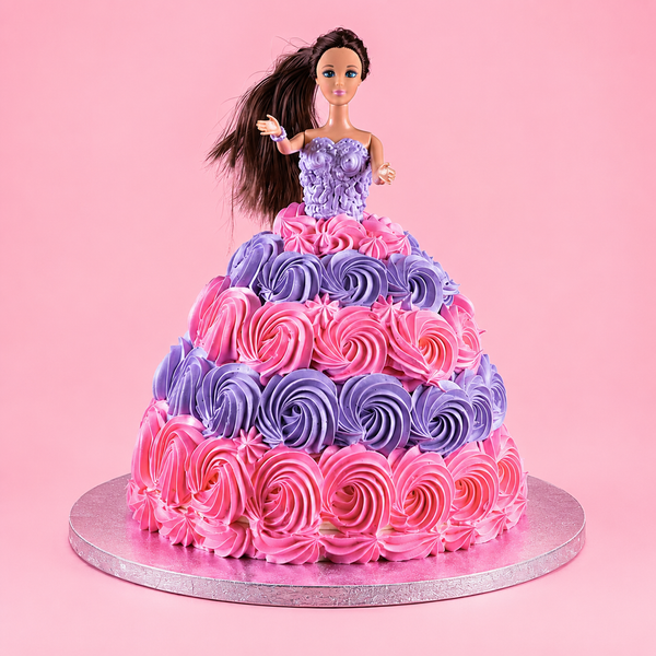 Princess Rosette Doll Cake