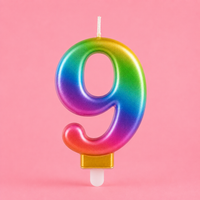 9 Number Candle