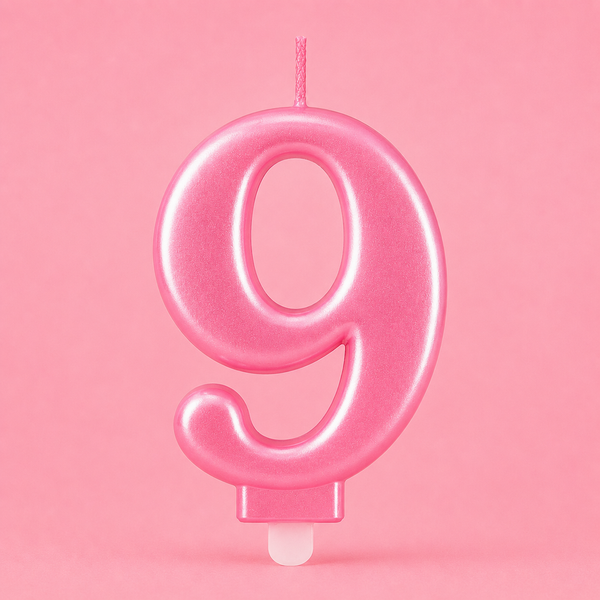 9 Number Candle