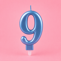 9 Number Candle