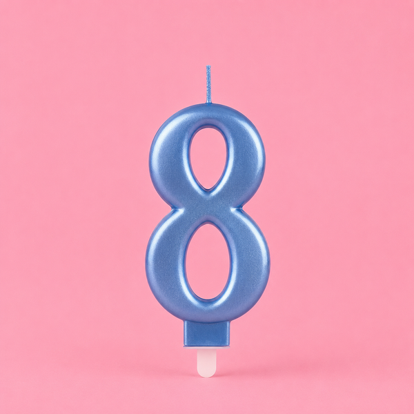 8 Number Candle