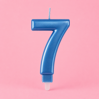 7 Number Candle
