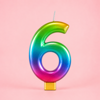 6 Number Candle