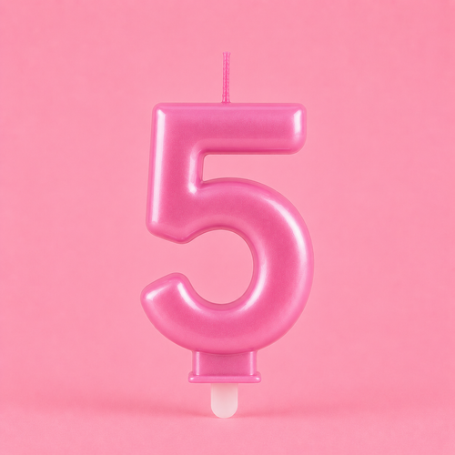 5 Number Candle