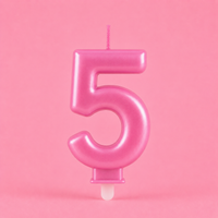 5 Number Candle
