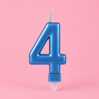 4 Number Candle