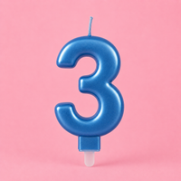 3 Number Candle