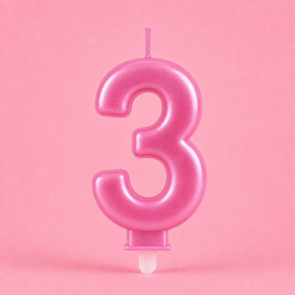 3 Number Candle