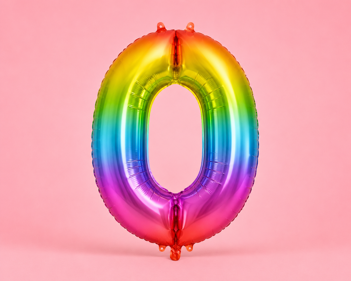 0 Number Balloon