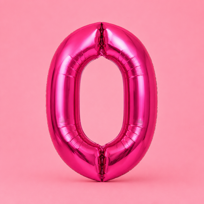 0 Number Balloon