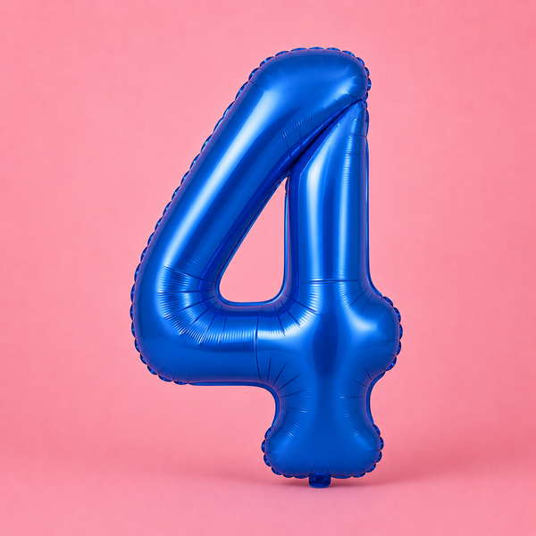 4 Number Balloon