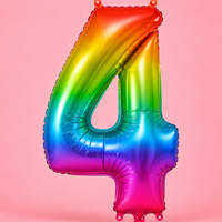 4 Number Balloon