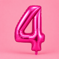 4 Number Balloon