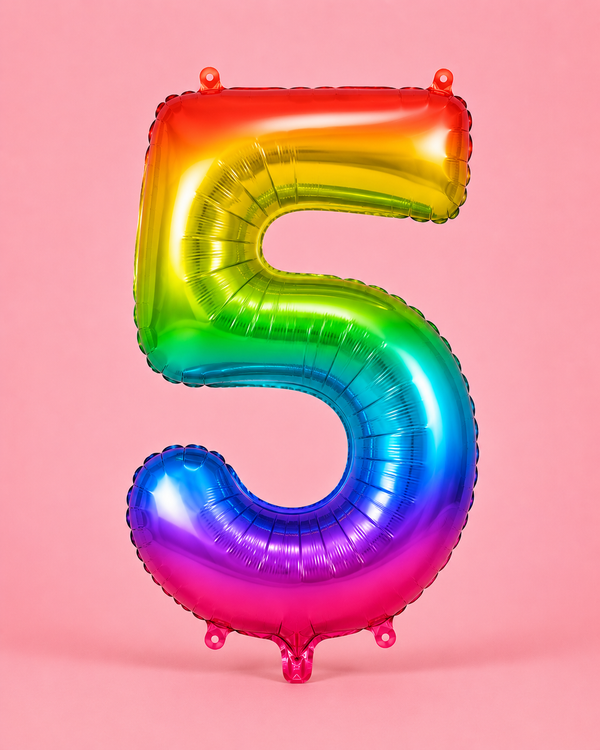 5 Number Balloon
