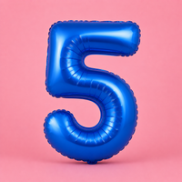 5 Number Balloon