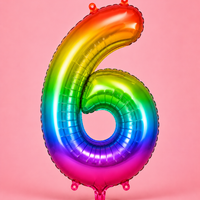 6 Number Balloon
