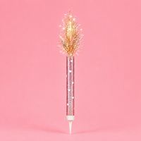 Pink Glitz Fountain Candle