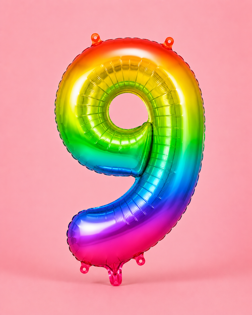 9 Number Balloon