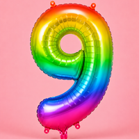 9 Number Balloon