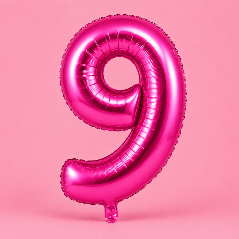 9 Number Balloon