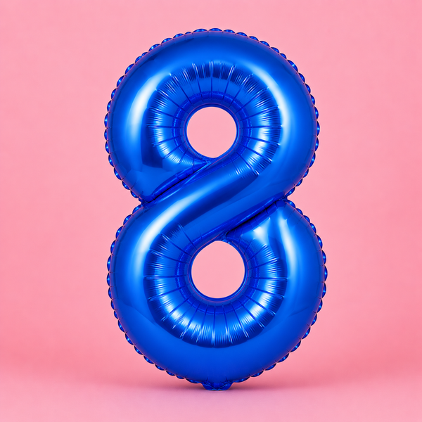 8 Number Balloon