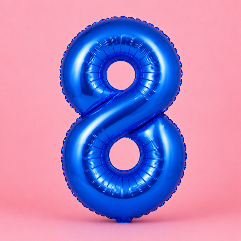 8 Number Balloon
