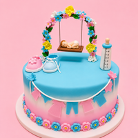 Baby Cradle Celebration Cake