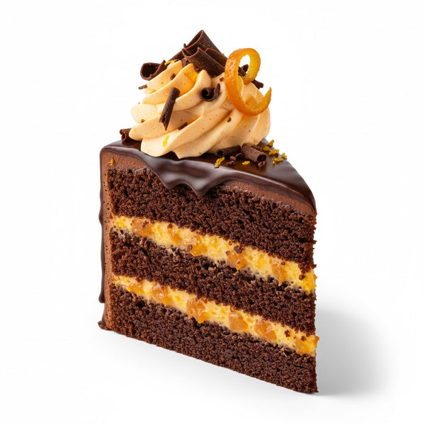 Chocolate Orange Cake Slice