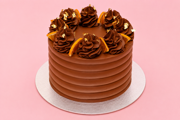 Mini Chocolate Orange Gold Delight Cake