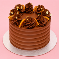 Mini Chocolate Orange Gold Delight Cake