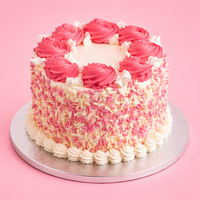 Classic Pink Blossom Cake