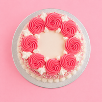 Classic Pink Blossom Cake