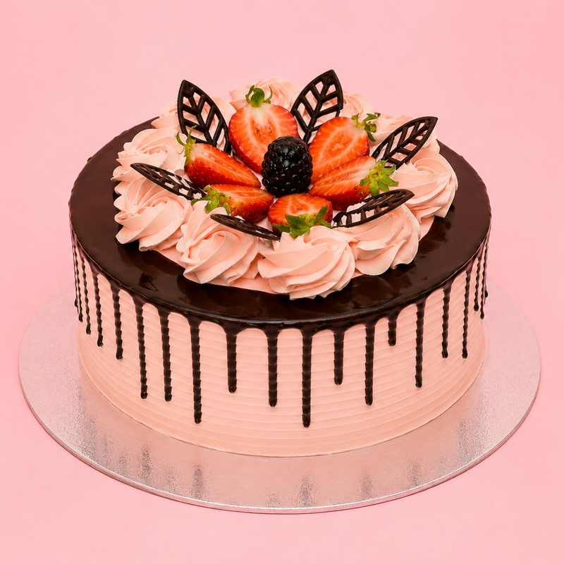 Classic Strawberry Paradise Cake