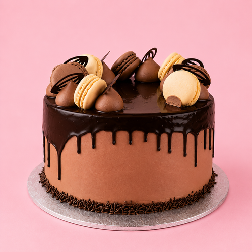 Classic Choco Macron Cake