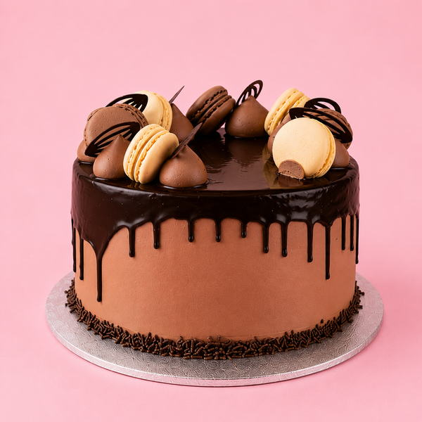 Classic Choco Macron Cake