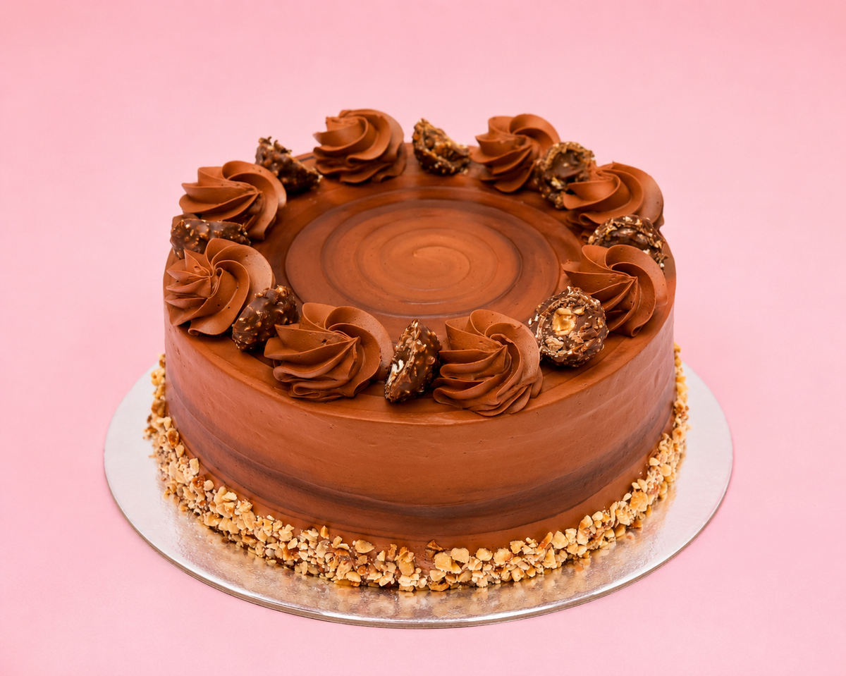 Classic Ferrero Rocher Cake