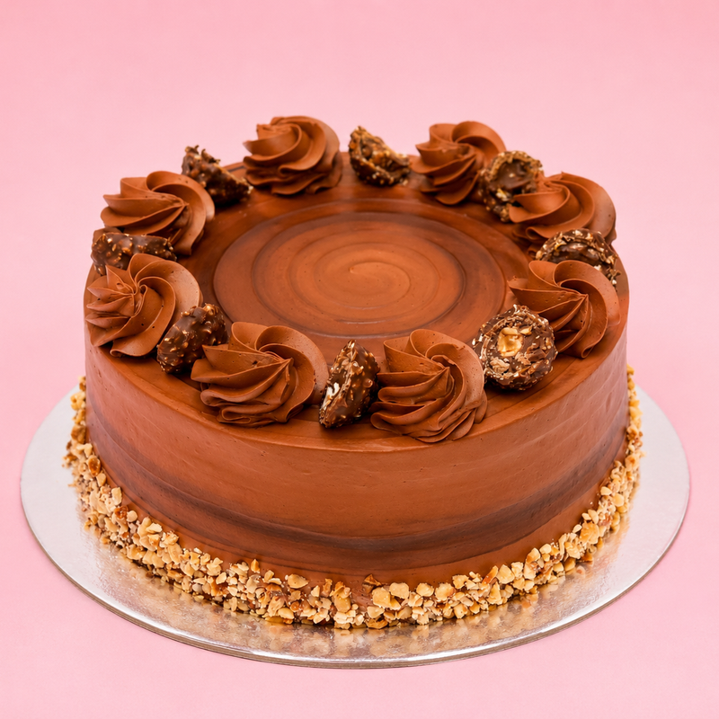 Classic Ferrero Rocher Cake