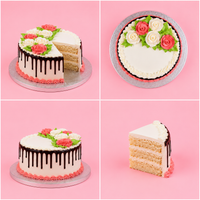 Classic Floral Dripping Cake