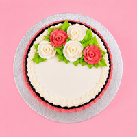 Classic Floral Dripping Cake