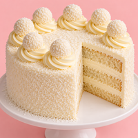 Coconut Snow Vegan Cake
