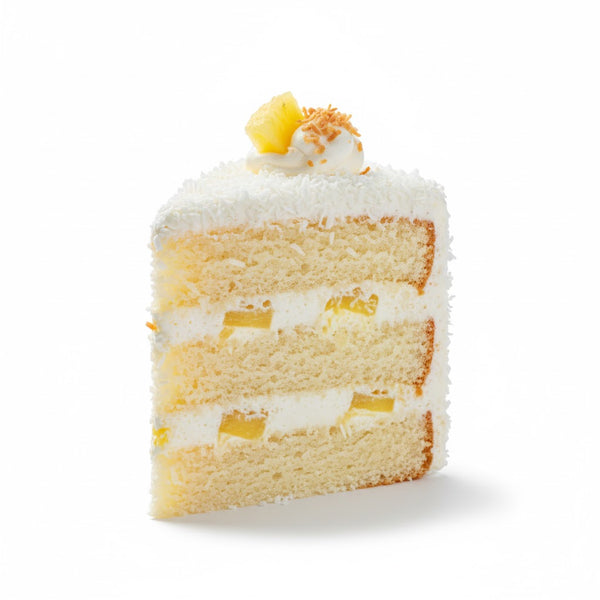 Coconut Pinapple Cake Slice