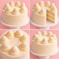 Coconut Snow Vegan Cake